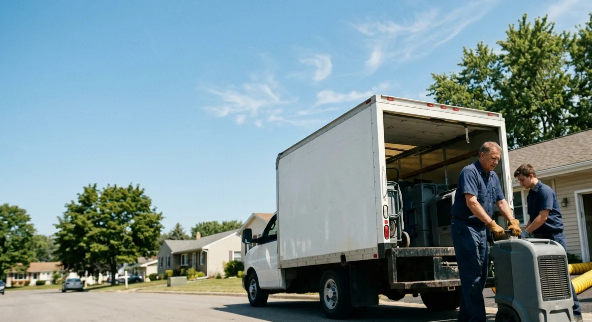 Water Damage Cleanup in Beecher City, IL near me